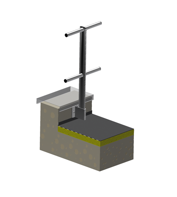 Barandilla fija con aplique